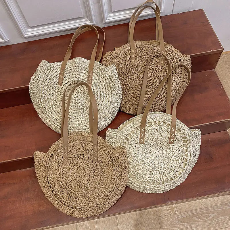 Round Straw Bag