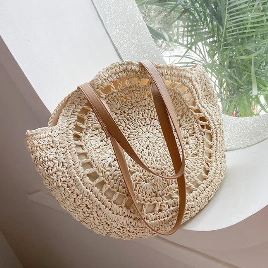 Round Straw Bag